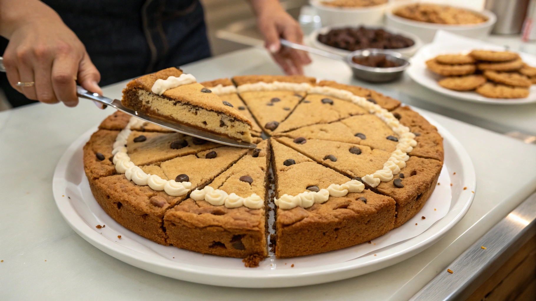 cookie-cake-serving