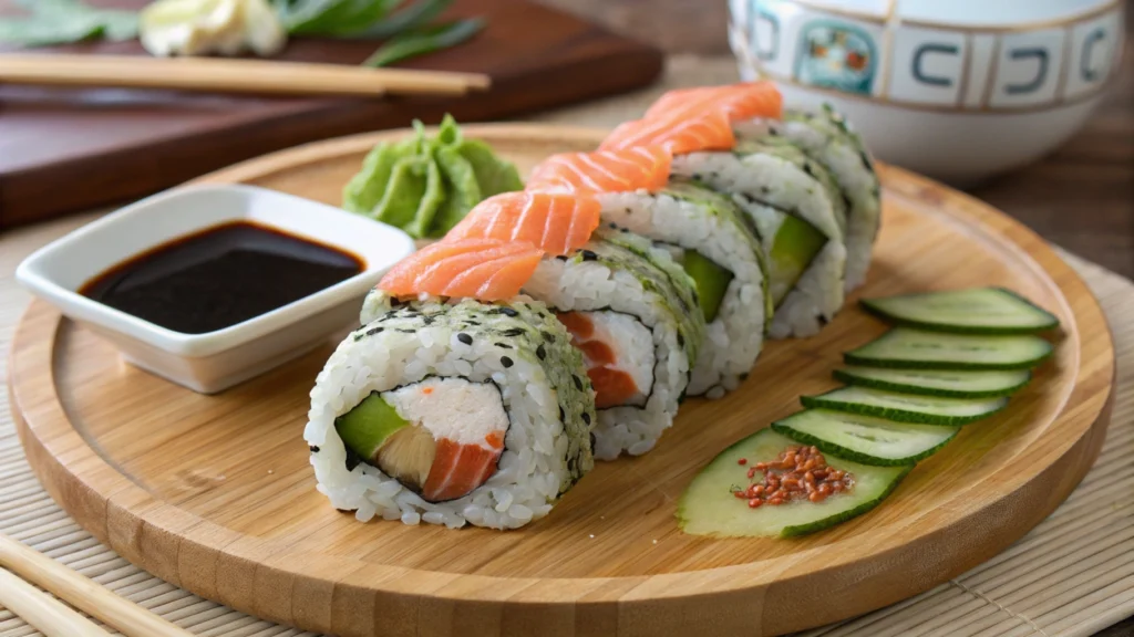 Alaska -sushi- roll-meal