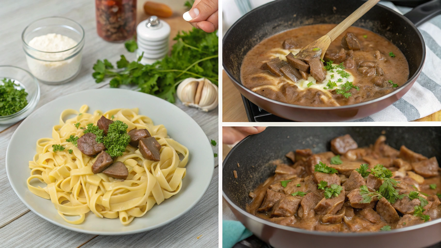 Beef-Stroganoff-Without-Milk-Step-by-Step How to Make Beef Stroganoff Without Milk: Step-by-Step Guide