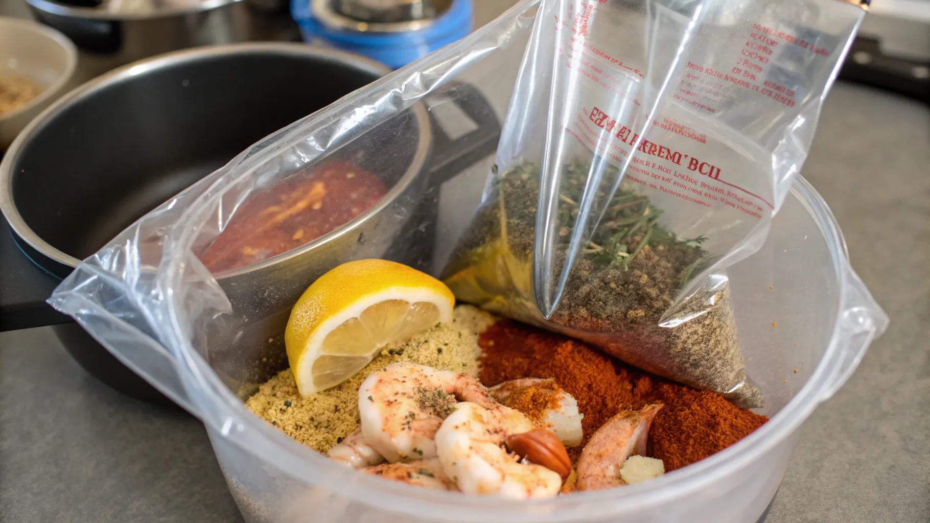 Seafood Boil Bag ingredients Garlic powder