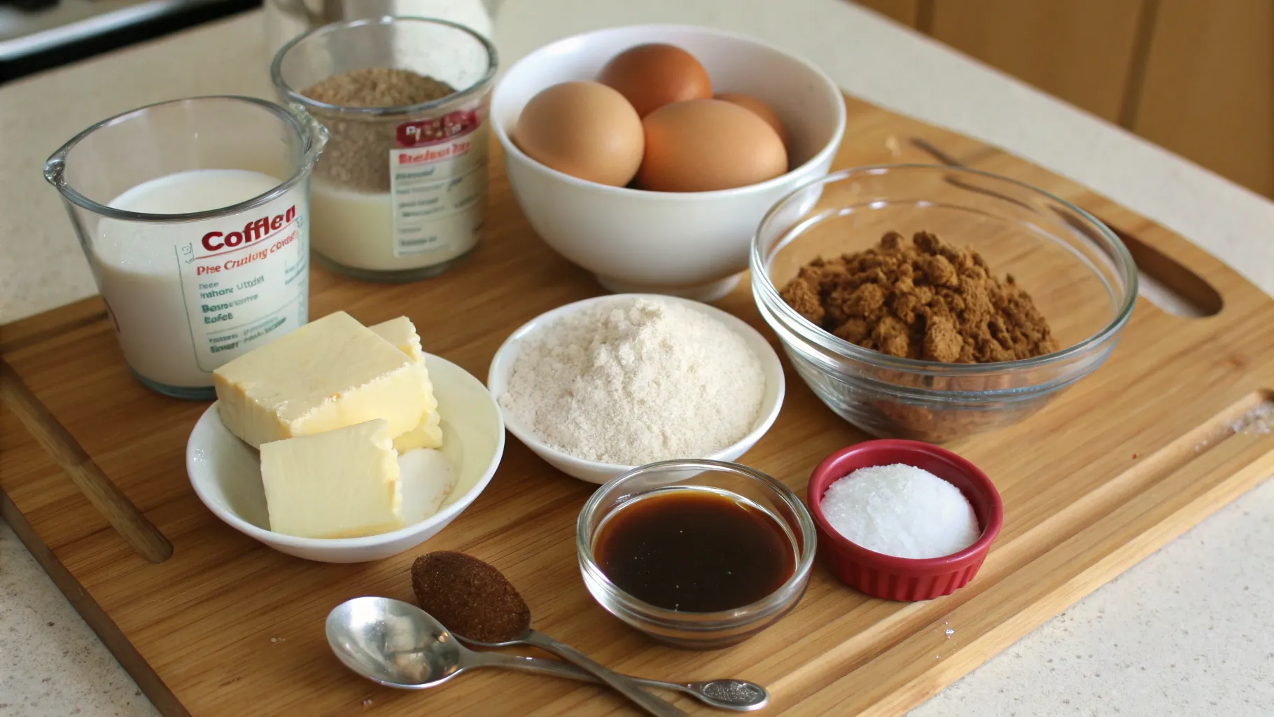 Essential Ingredients for Bakery-Style Coffee Cake Muffins