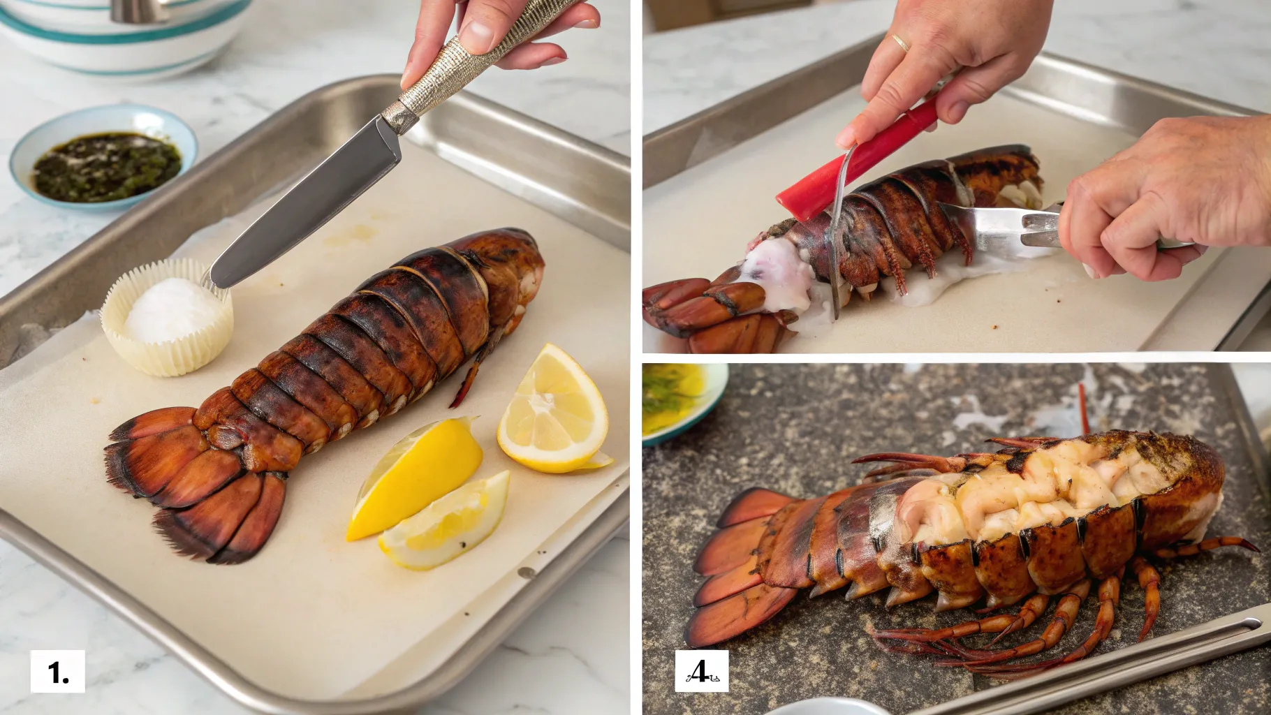 How to Prepare Fresh Lobster Tail step by step