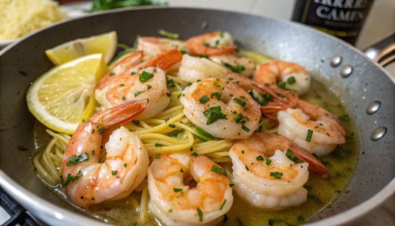 shrimp scampi step-by-step