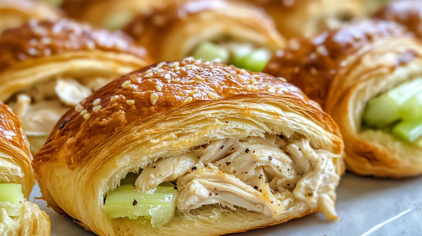 Mini Croissant Sandwiches 4 Mini Croissant Sandwiches 4