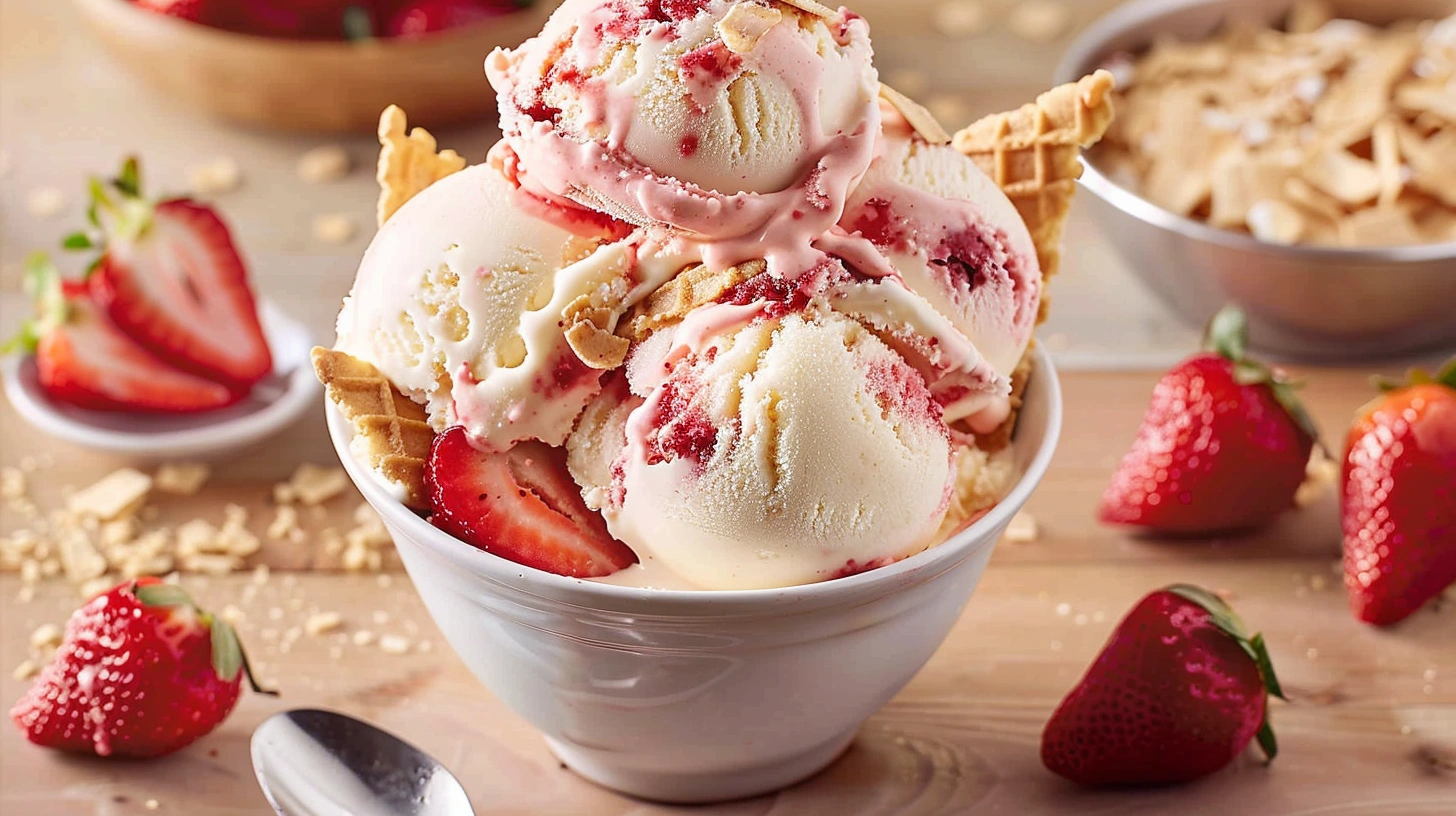 strawberry shortcake ice cream​ 1