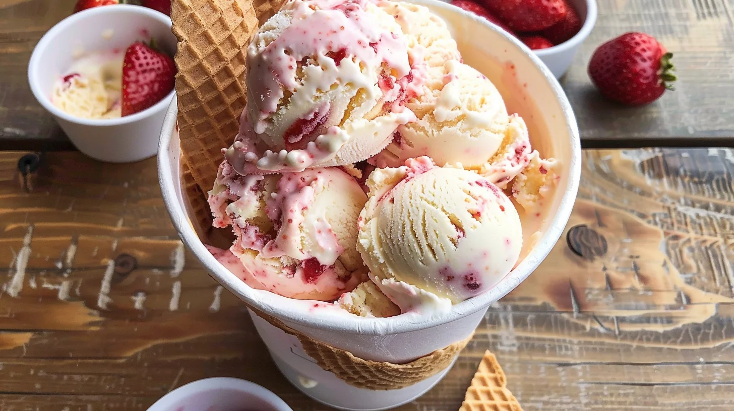 strawberry shortcake ice cream​ 4