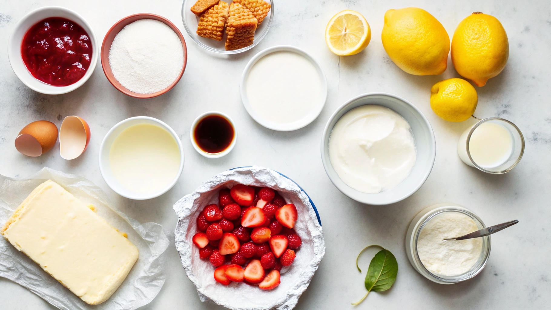 strawberry shortcake ice cream​ ingredients