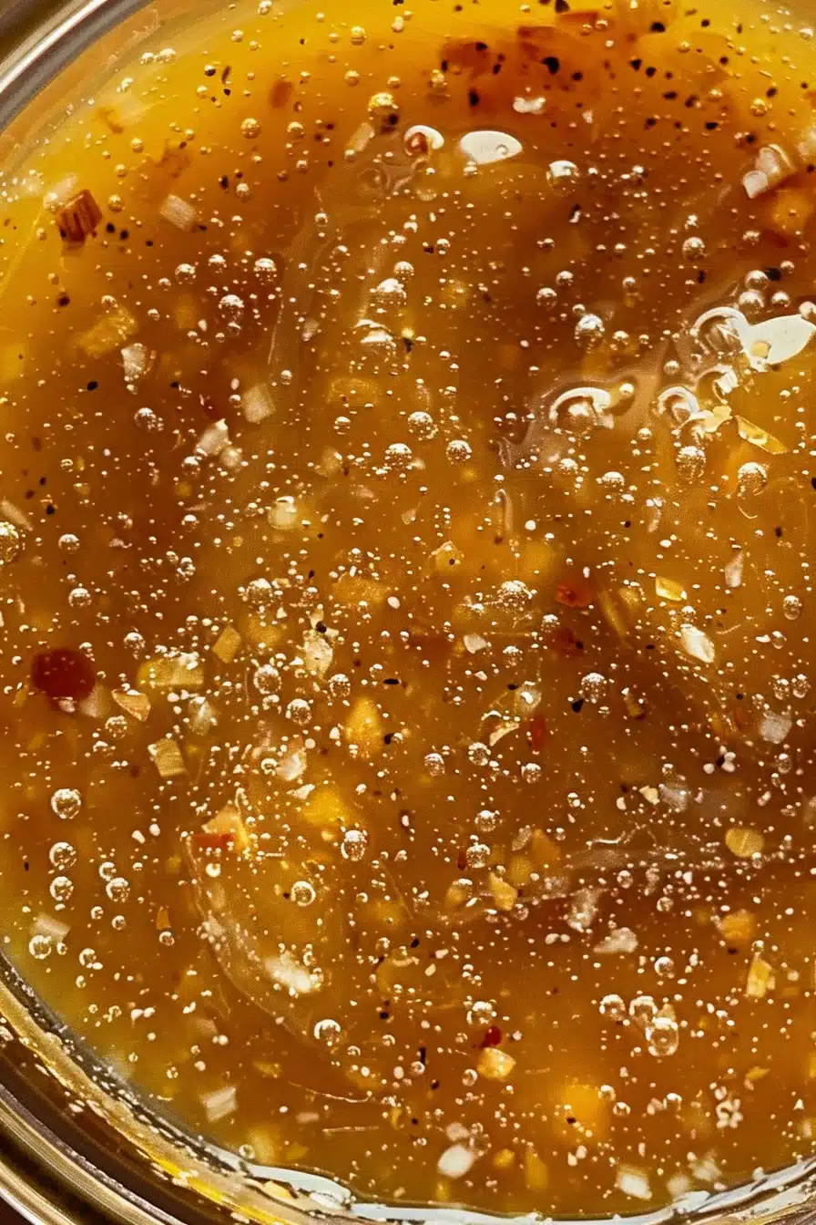 Air-fryer-hibachi-meal-prep-Ginger-sauce Air fryer hibachi meal prep ginger sauce in a small dipping bowl surrounded by hibachi chicken, rice, and vegetables